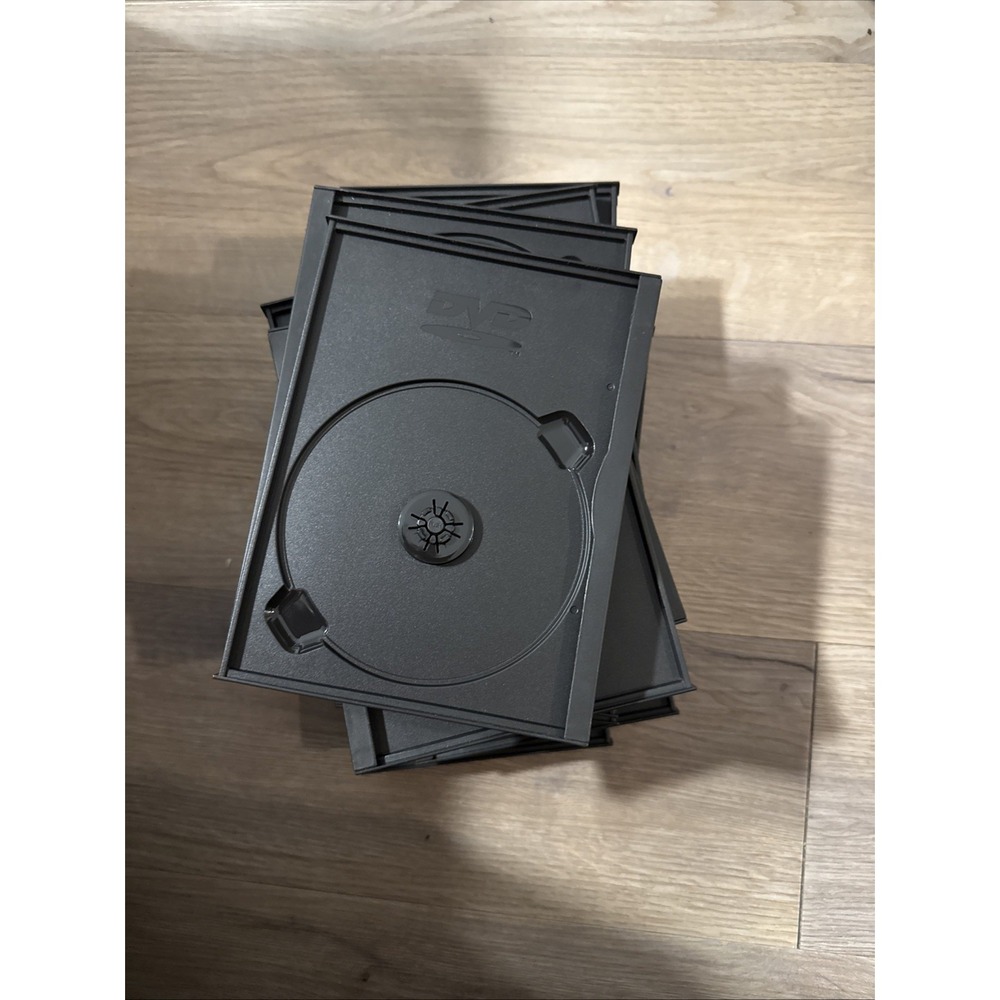 Lot of 20 Empty DVD Replacement Snap Cases For Cardboard Covers Snappers